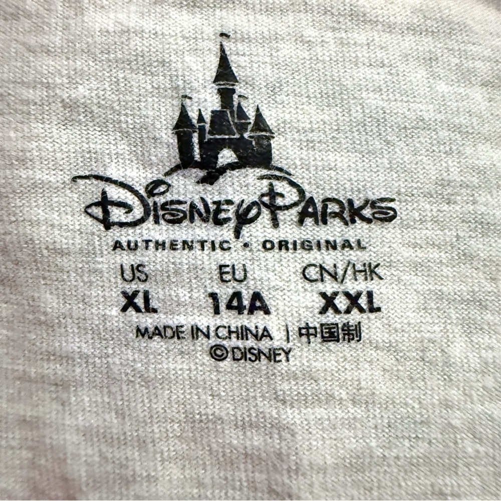 Disney Parks Mickey Mouse Raglan Long Sleeve Shirt Youth XL Red Gray - Picture 6 of 8
